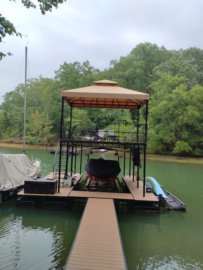 Custom awning installation
