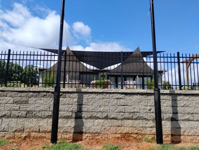 Custom shade sail installation