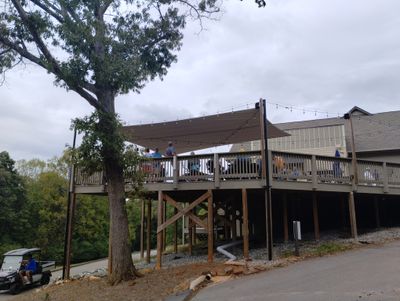 Shade sail installation