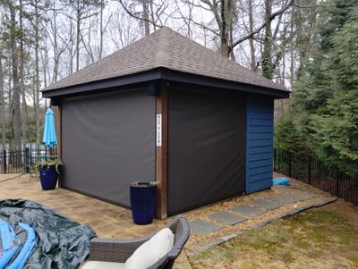 Solar shade installation