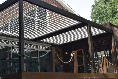 Custom awning installation by South East Shade