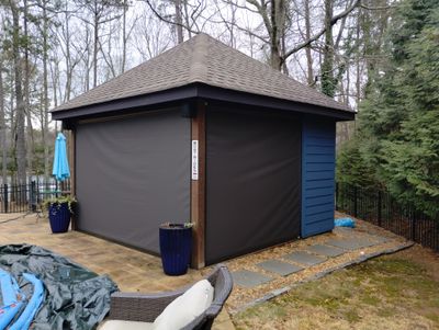 Solar shade installation