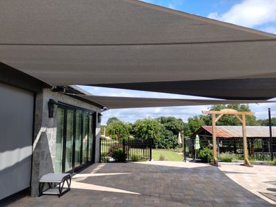 Shade sail installation